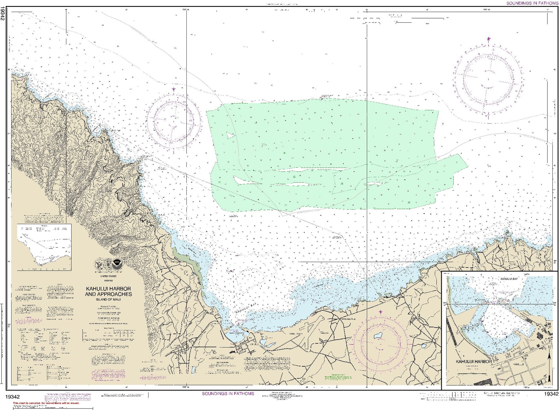 Kahului Harbor and Approaches (19342) by NOAA