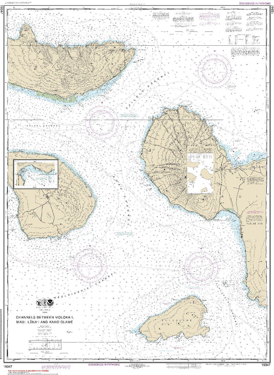 Channels Between Moloka'I, Maui, Lana'I and Kaho'Olawe (19347) by NOAA