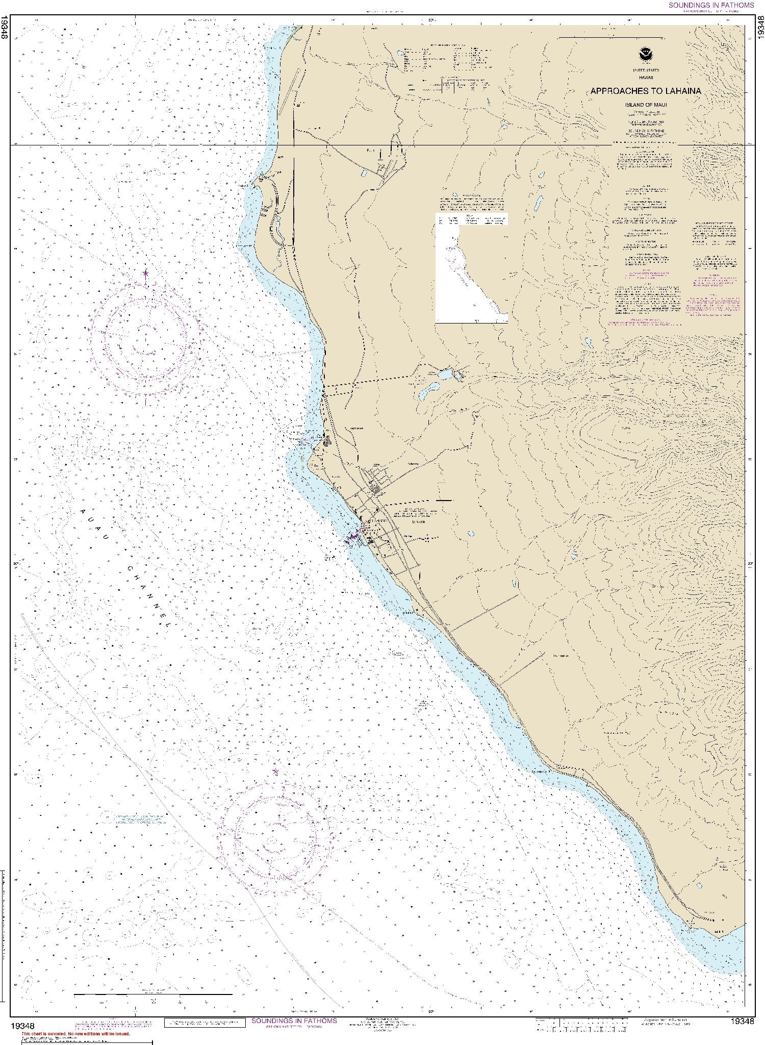 Approaches to Lahaina (19348) by NOAA