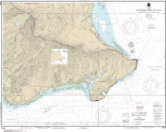 Southeast Coast of O'Ahu - Waimanalo Bay to Diamond Head (19358) by NOAA