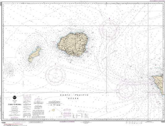 O'Ahu to Ni'Ihau (19380) by NOAA