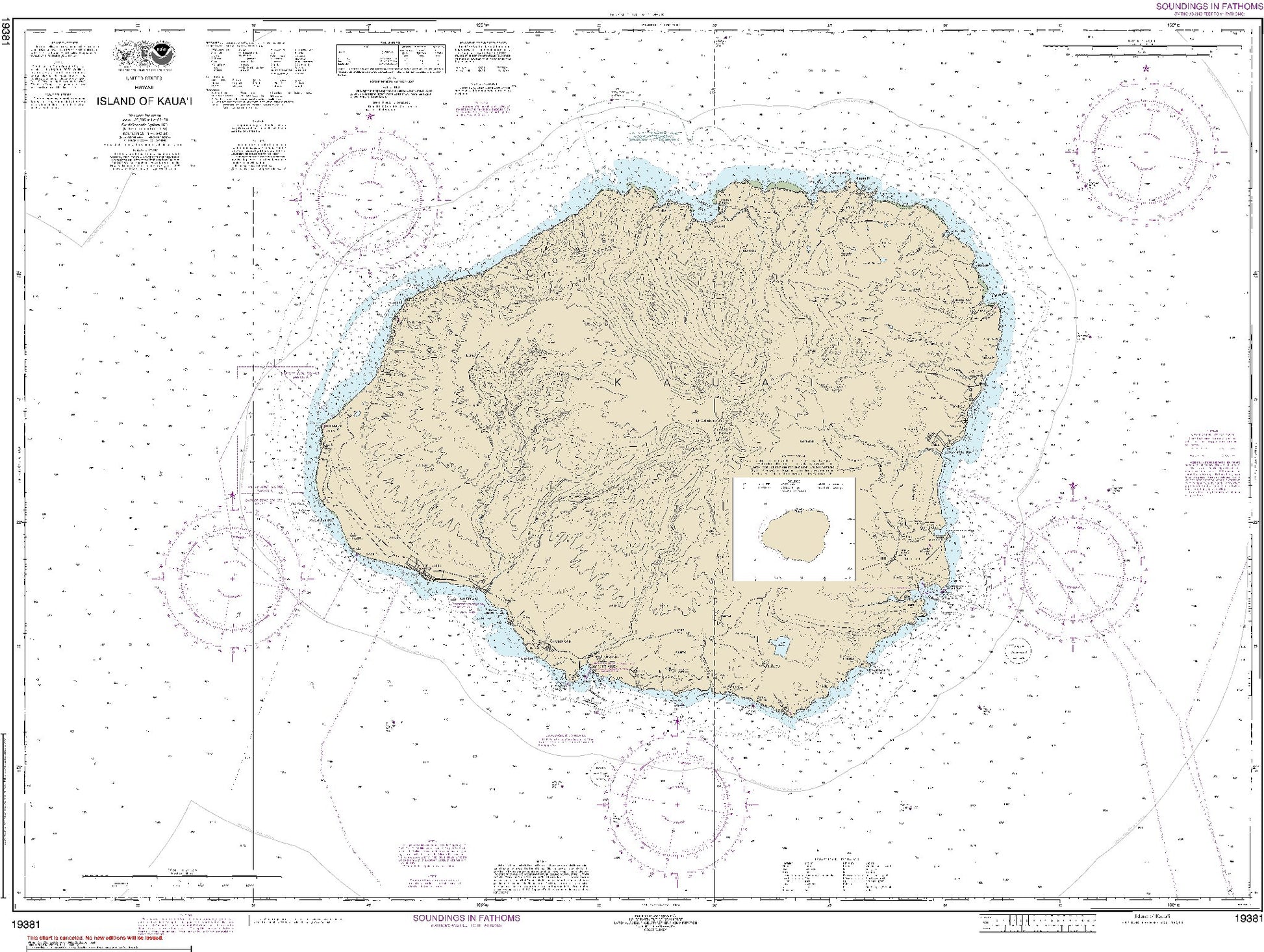 Island of Kaua'I (19381) by NOAA