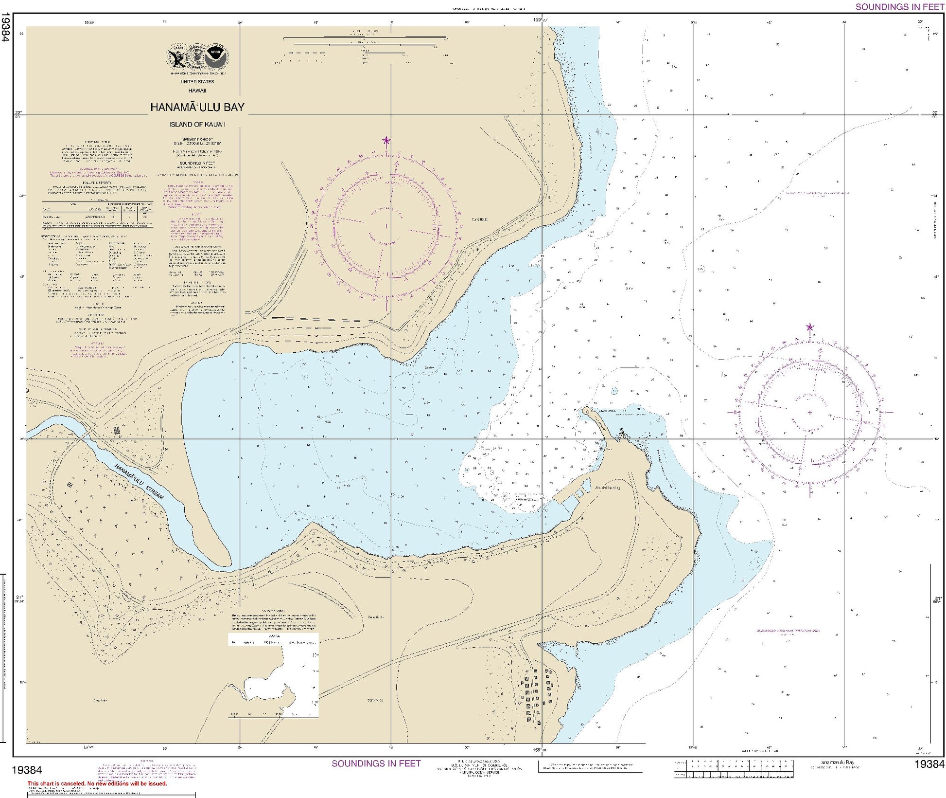 Hanamaulu Bay (19384) by NOAA
