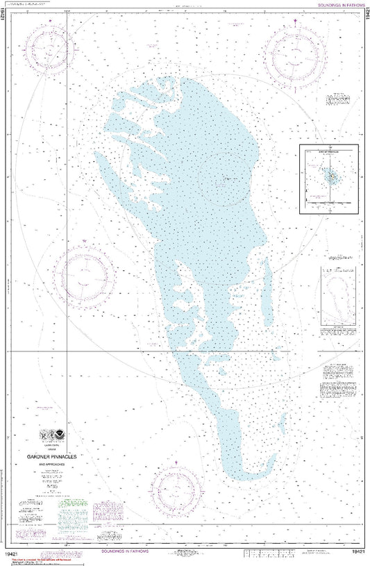 Gardner Pinnacles and Approaches (19421) by NOAA