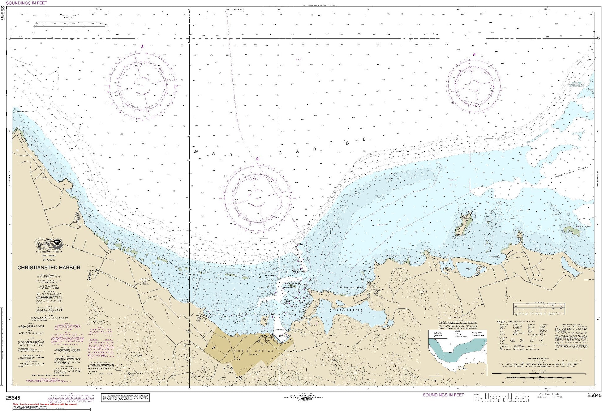 Christiansted Harbor (25645) by NOAA