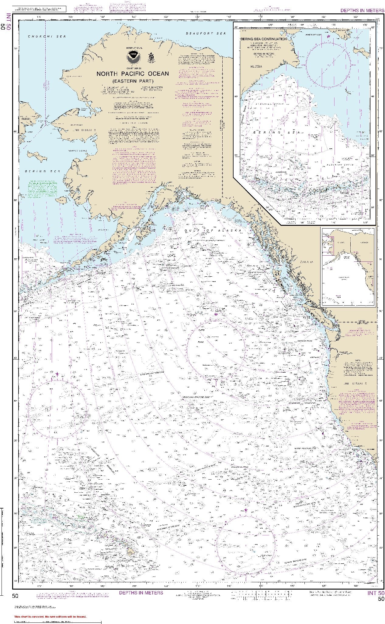 North Pacific Ocean (Eastern Part) Bering Sea Continuation (50) by NOAA