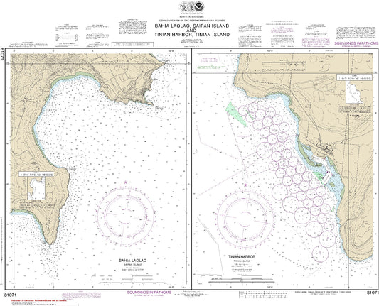 Commowealth of The Northern Mariana Islands; Plan A: Bahia Laolao, Saipan Island (81071) by NOAA