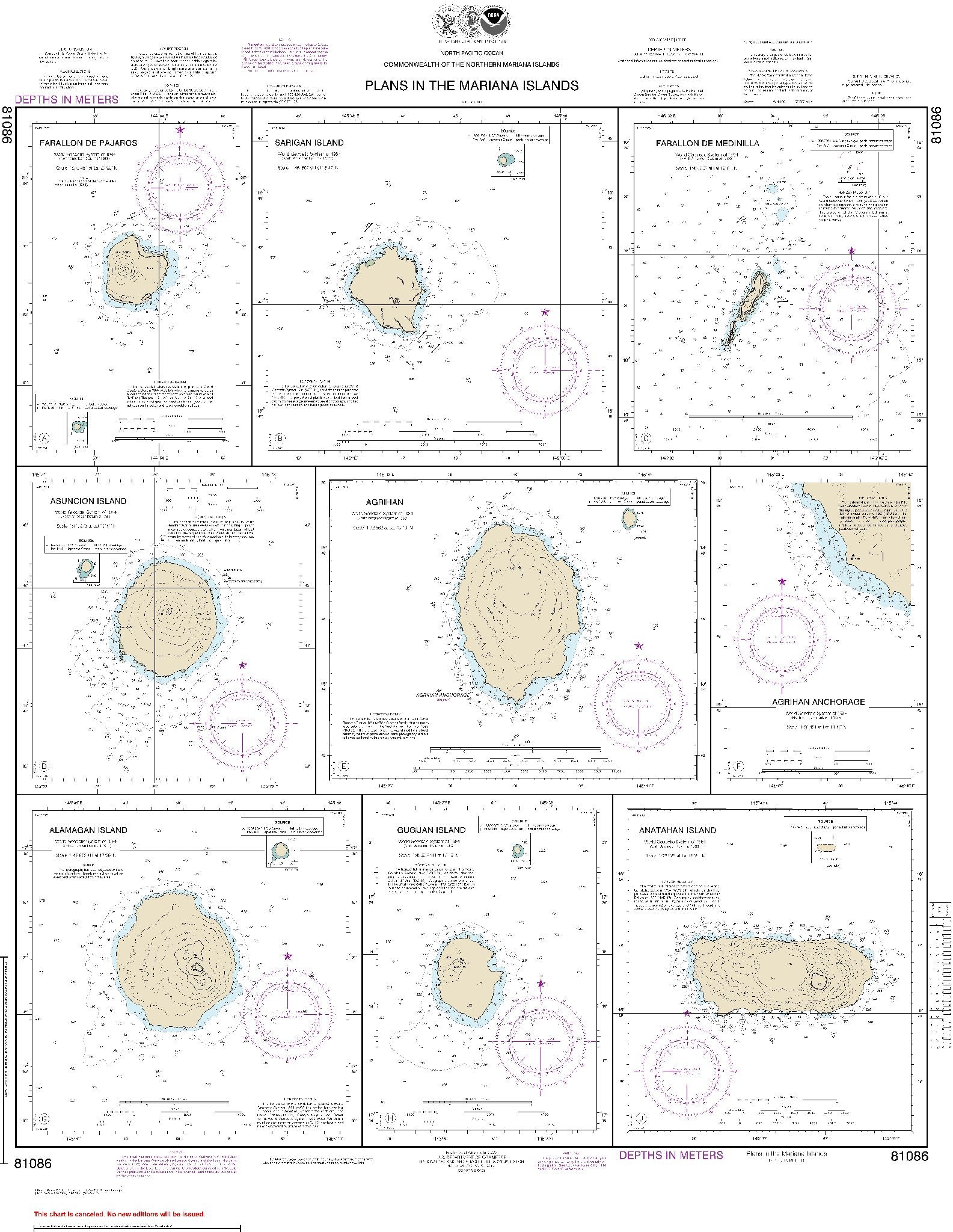 Plans In The Mariana Islands; Plan A: Farallon De Pajaros (81086) by NOAA