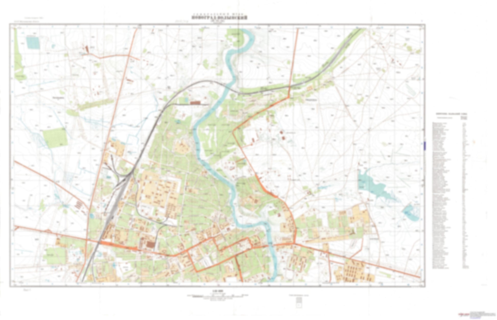 Novgorod-Volynskii 1 (Ukraine) - Soviet Military City Plans