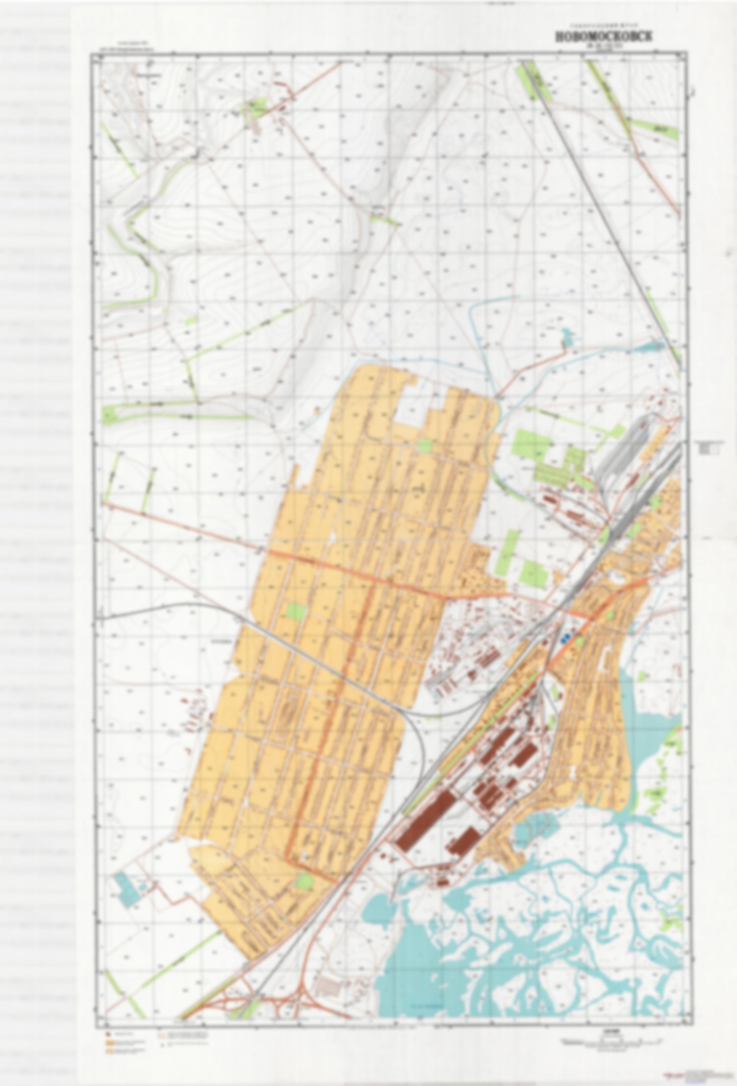 Novomoskovsk 1 (Ukraine) - Soviet Military City Plans