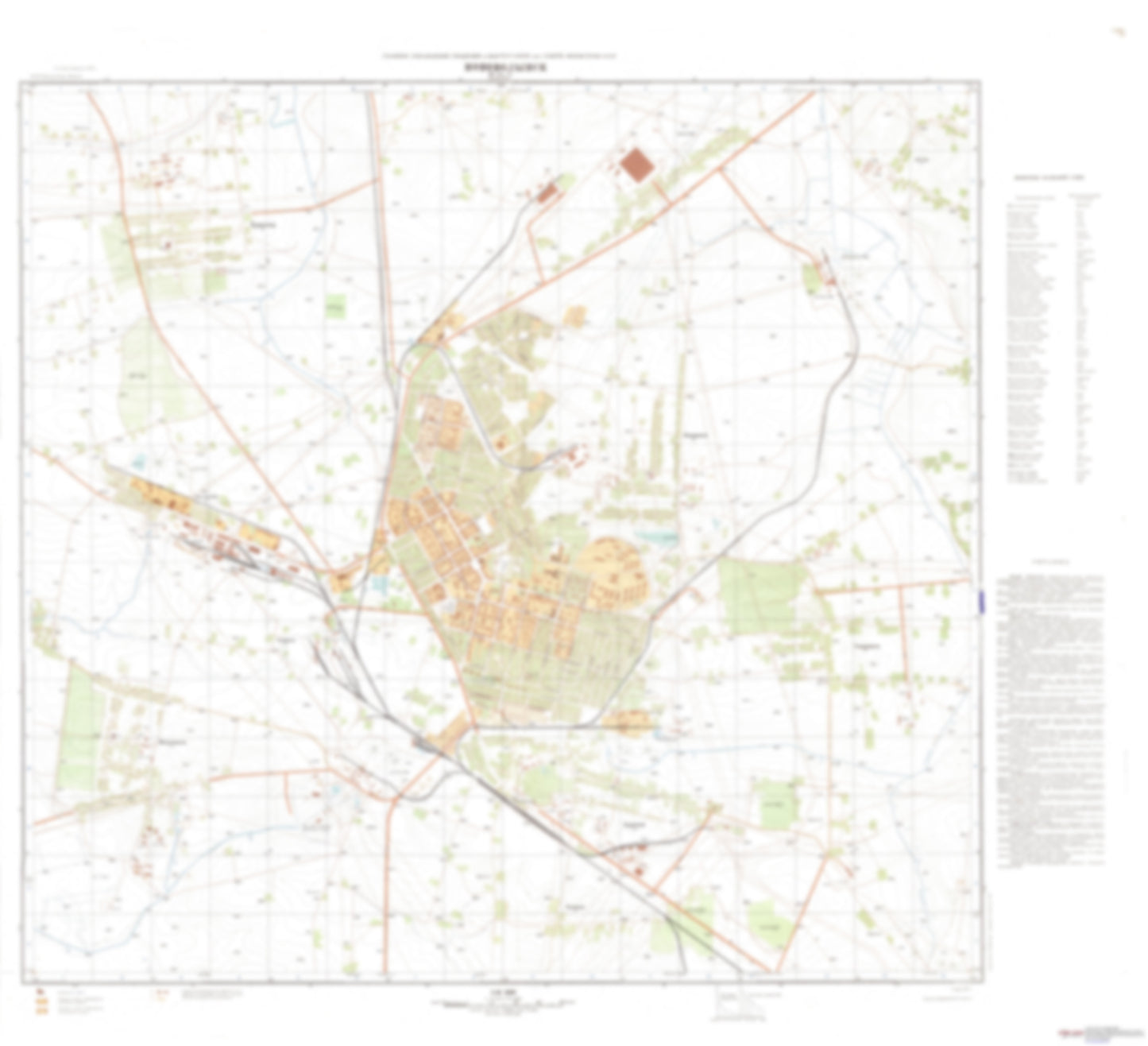 Novovolynsk (Ukraine) - Soviet Military City Plans