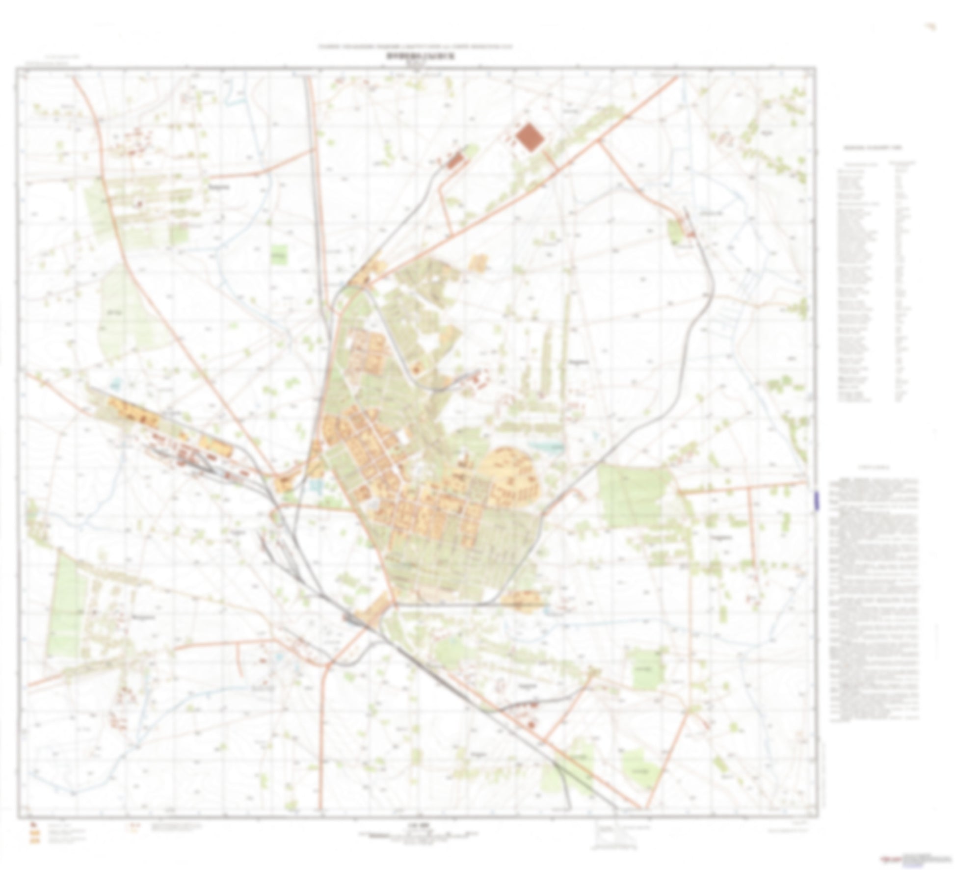 Novovolynsk (Ukraine) - Soviet Military City Plans
