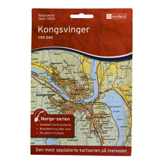 Kongsvinger Hiking Map, #10035