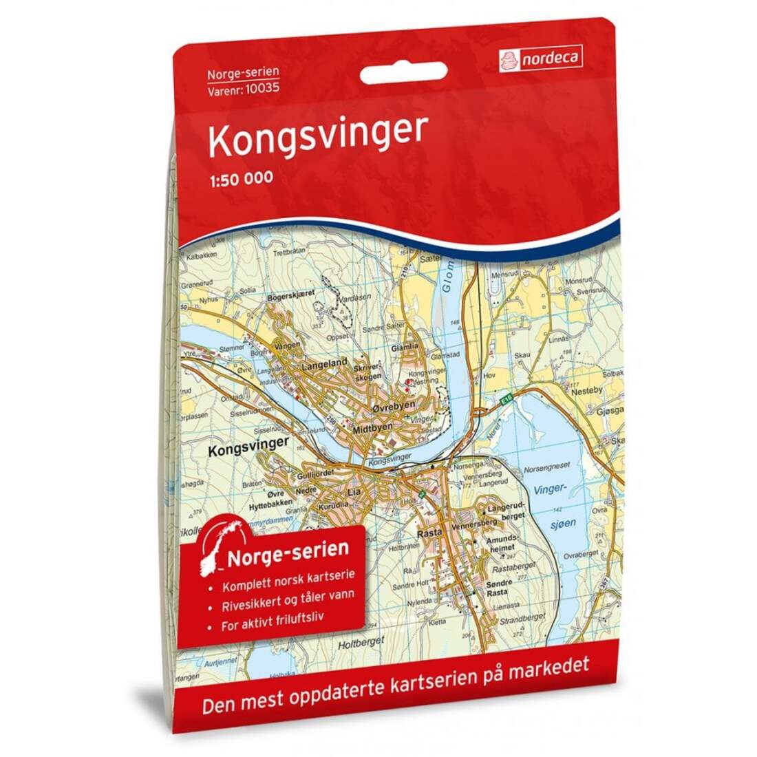 KONGSVINGER TOPOGRPAHIC 10035