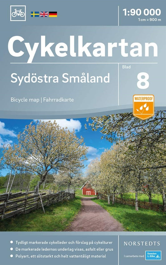 Cykelkartan Blad 8 Sydöstra Småland