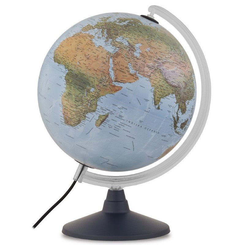 Globe Lamp, 25 cm - Jordglob Elite Ø25cm, 1/2 mer/plast, plastfot