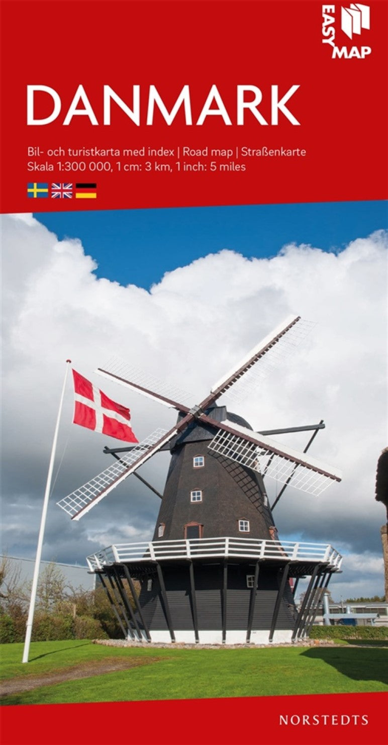 Denmark (Danmark) EasyMap Road Map