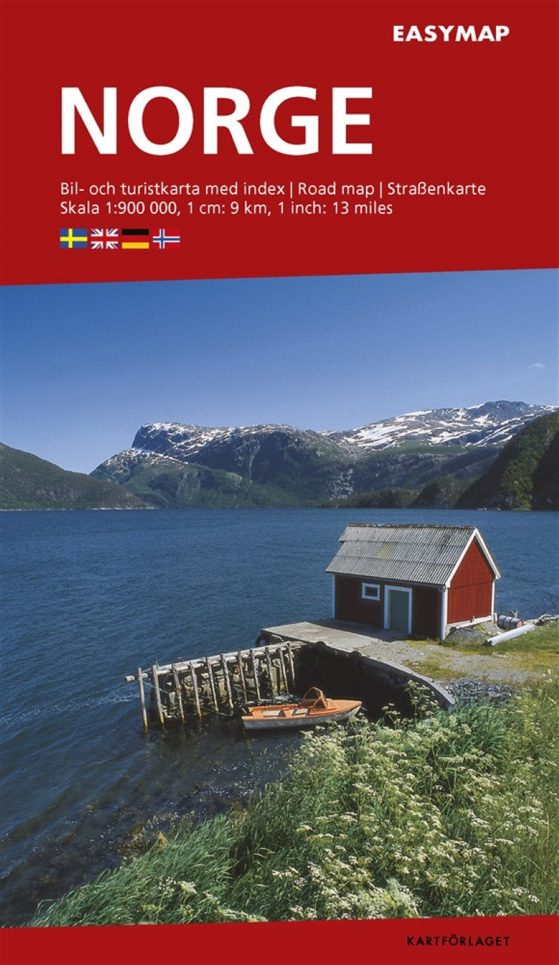 Norway (Norge) EasyMap Road Map