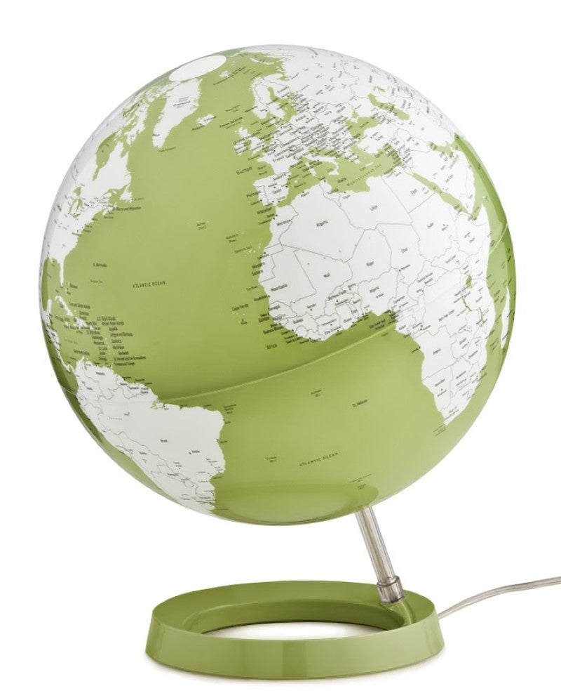 Bright Pistachio Designer Globe 30cm - Jordglob Bright Pistachio Ø30cm, grön designglob