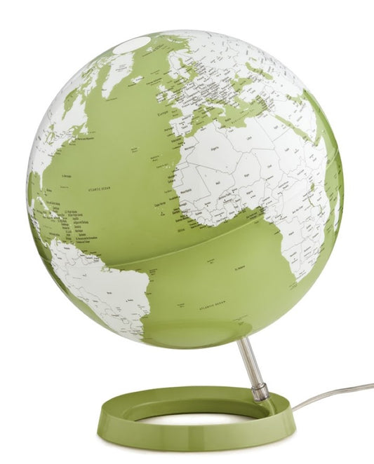 Bright Pistachio Designer Globe 30cm - Jordglob Bright Pistachio Ø30cm, grön designglob