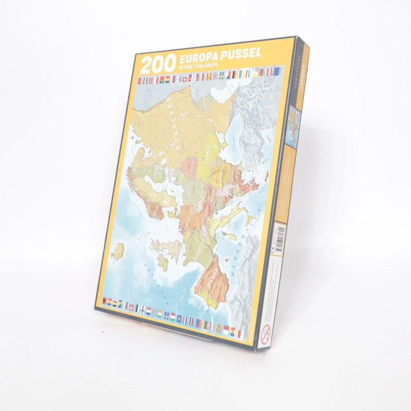 Europe Map Puzzle, 200 Pieces - Europa pussel 200 bitar