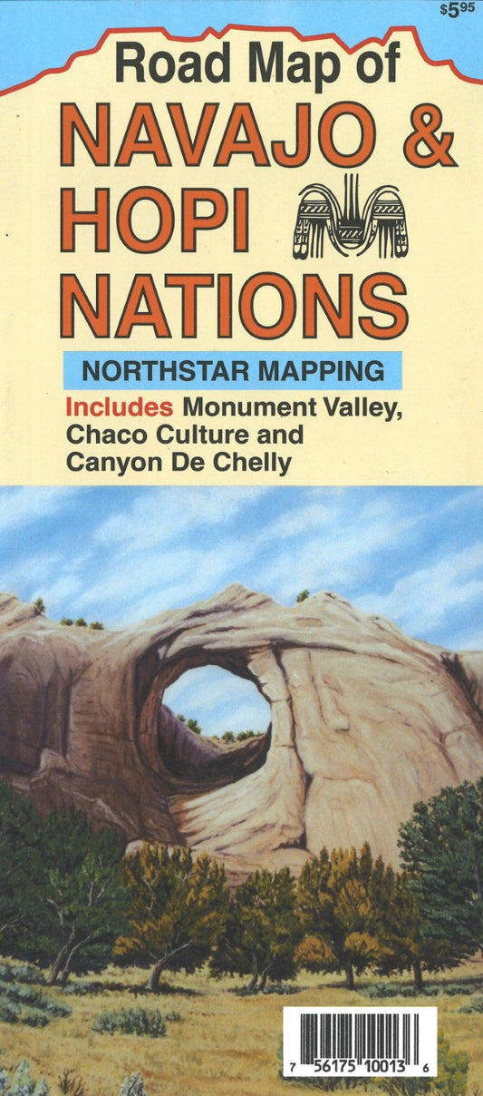 Road map of Navajo & Hopi Nations