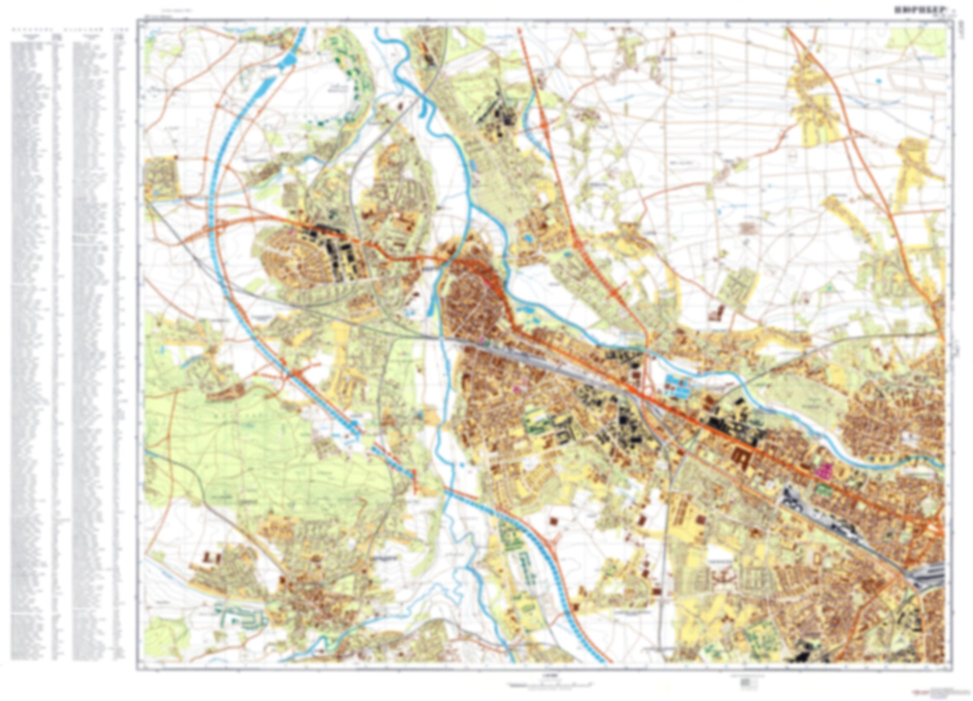 Nuremberg, Furth 1 (Germany) - Soviet Military City Plans