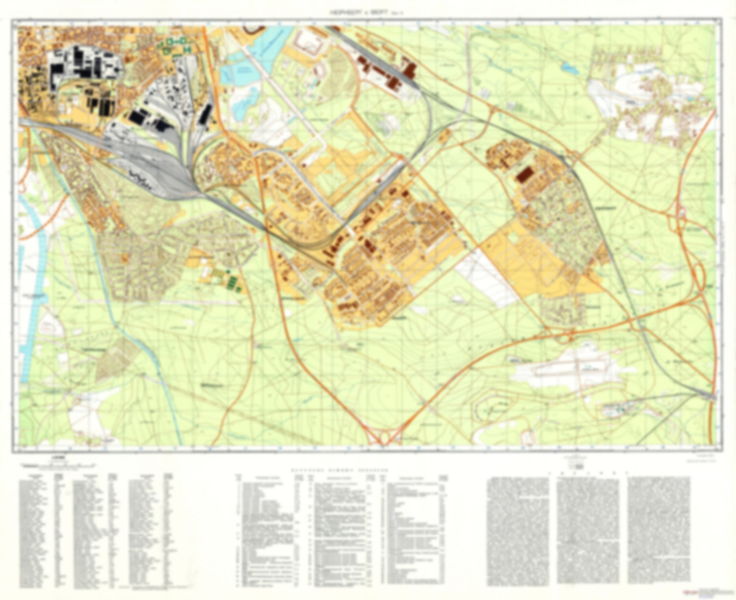 Nuremberg, Furth 4 (Germany) - Soviet Military City Plans