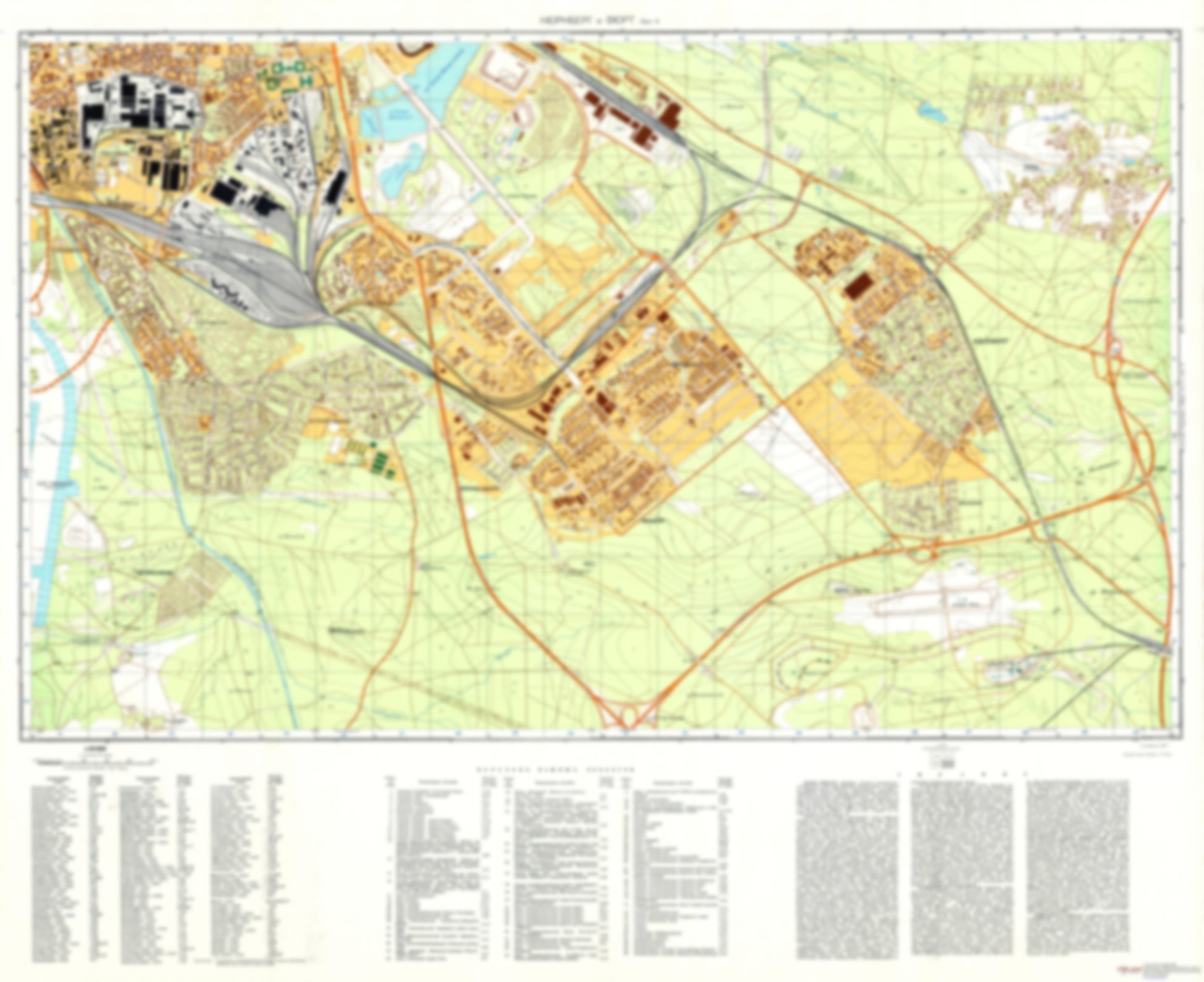 Nuremberg, Furth 4 (Germany) - Soviet Military City Plans
