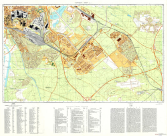 Nuremberg, Furth 4 (Germany) - Soviet Military City Plans