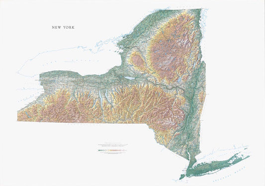 New York [Physical, 43x59, Laminated]