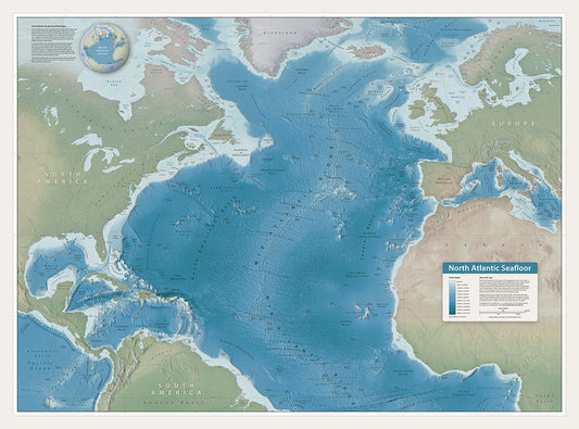 North Atlantic Seafloor - Laminated