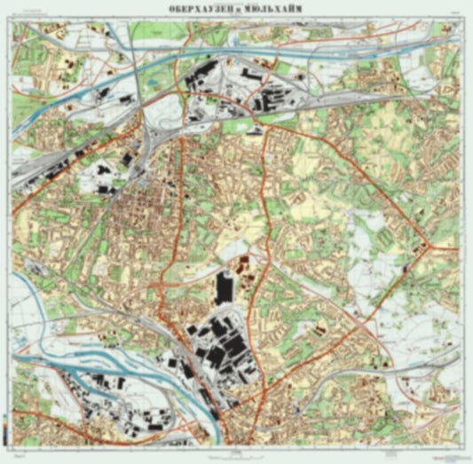 Oberhausen, Mulheim 1 (Germany) - Soviet Military City Plans