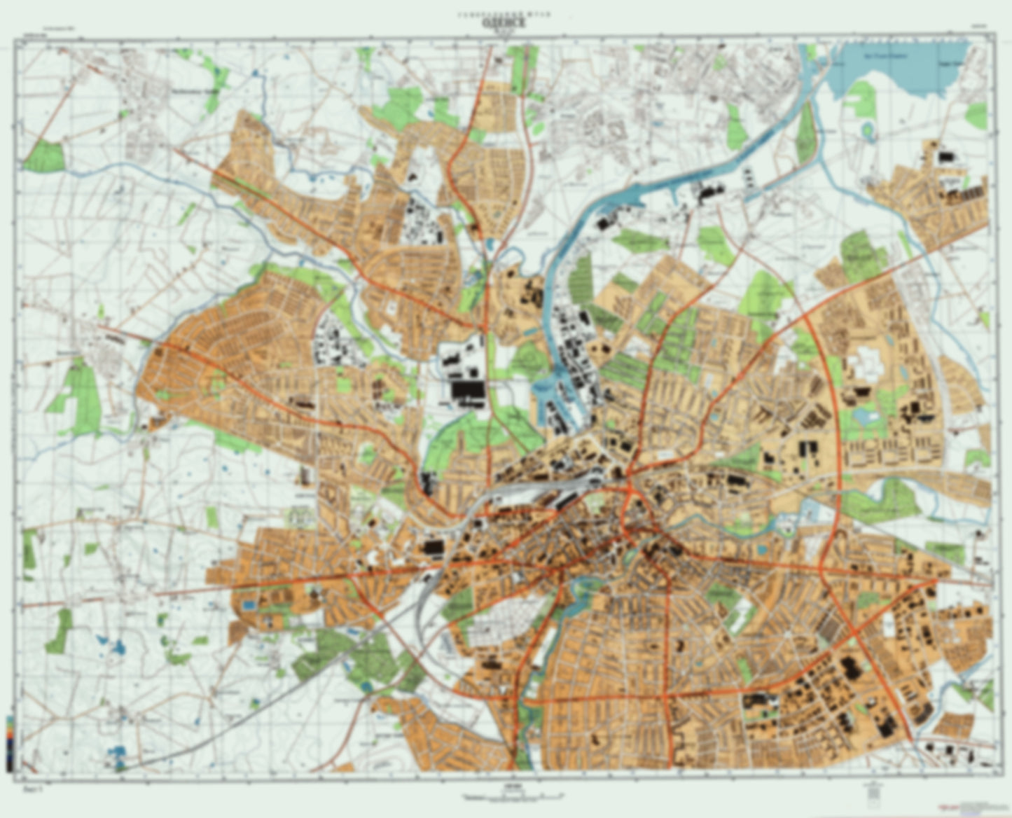 Odense 1 (Denmark) - Soviet Military City Plans