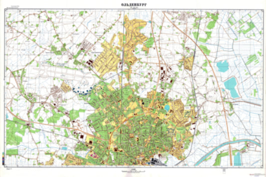 Oldenburg 1 (Germany) - Soviet Military City Plans