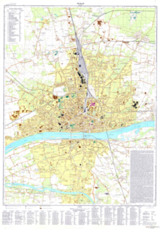 Orleans (France) - Soviet Military City Plans