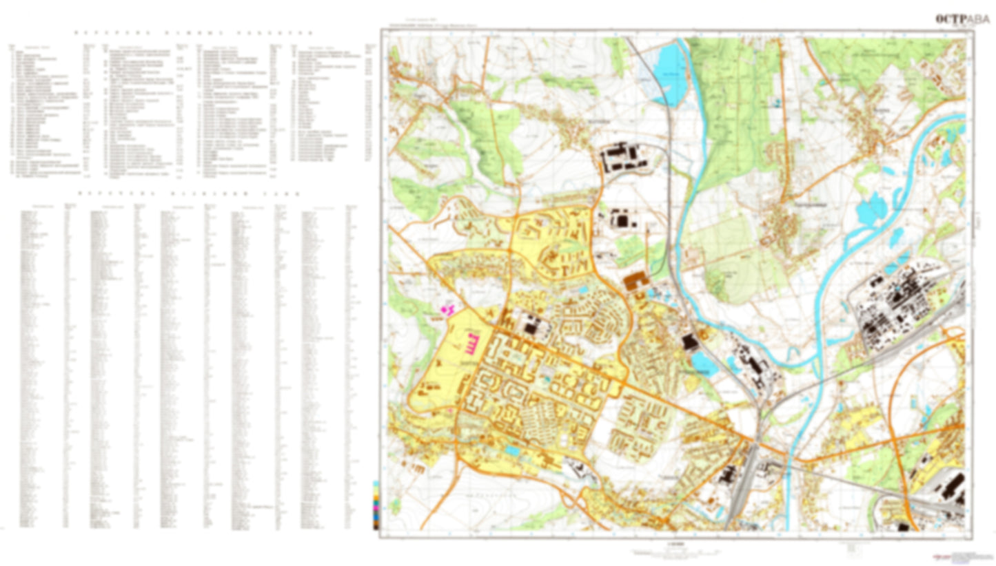 Ostrava 1 (Czechia) - Soviet Military City Plans