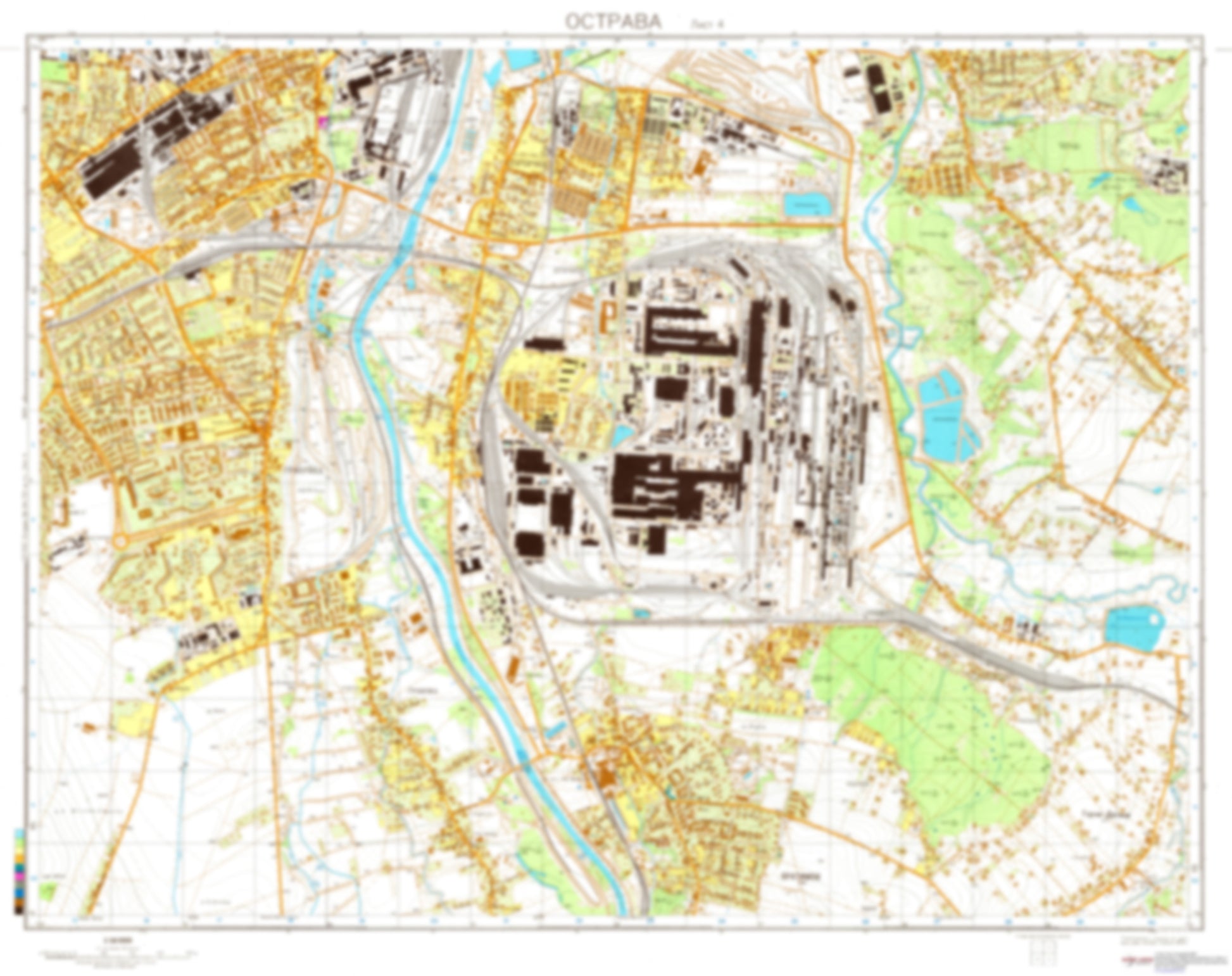 Ostrava 4 (Czechia) - Soviet Military City Plans