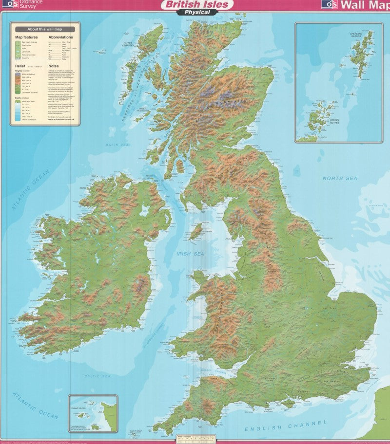 British Isles : physical