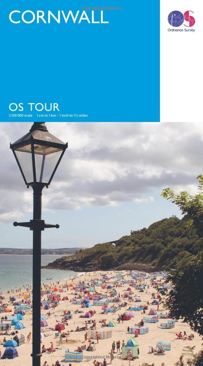 Cornwall touring map