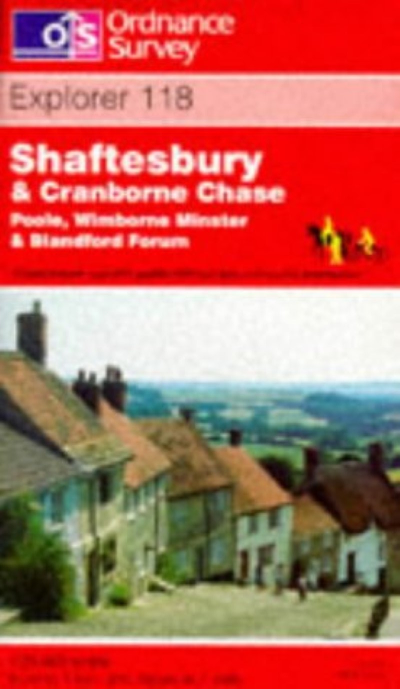 Shaftesbury & Cranborne Chase : OS Explorer Map