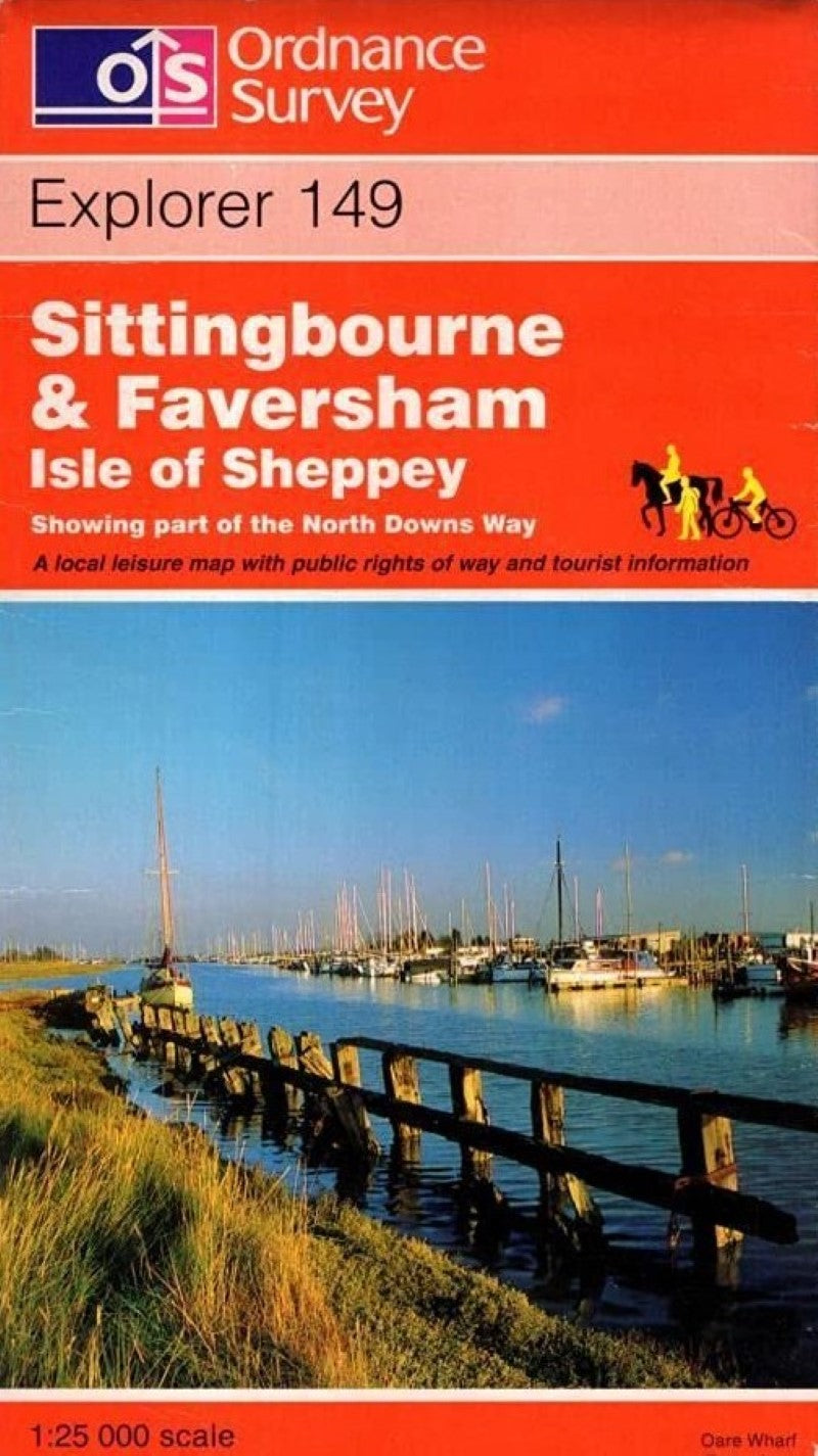 Sittingbourne & Faversham, Isle of Sheppey : OS Explorer Map