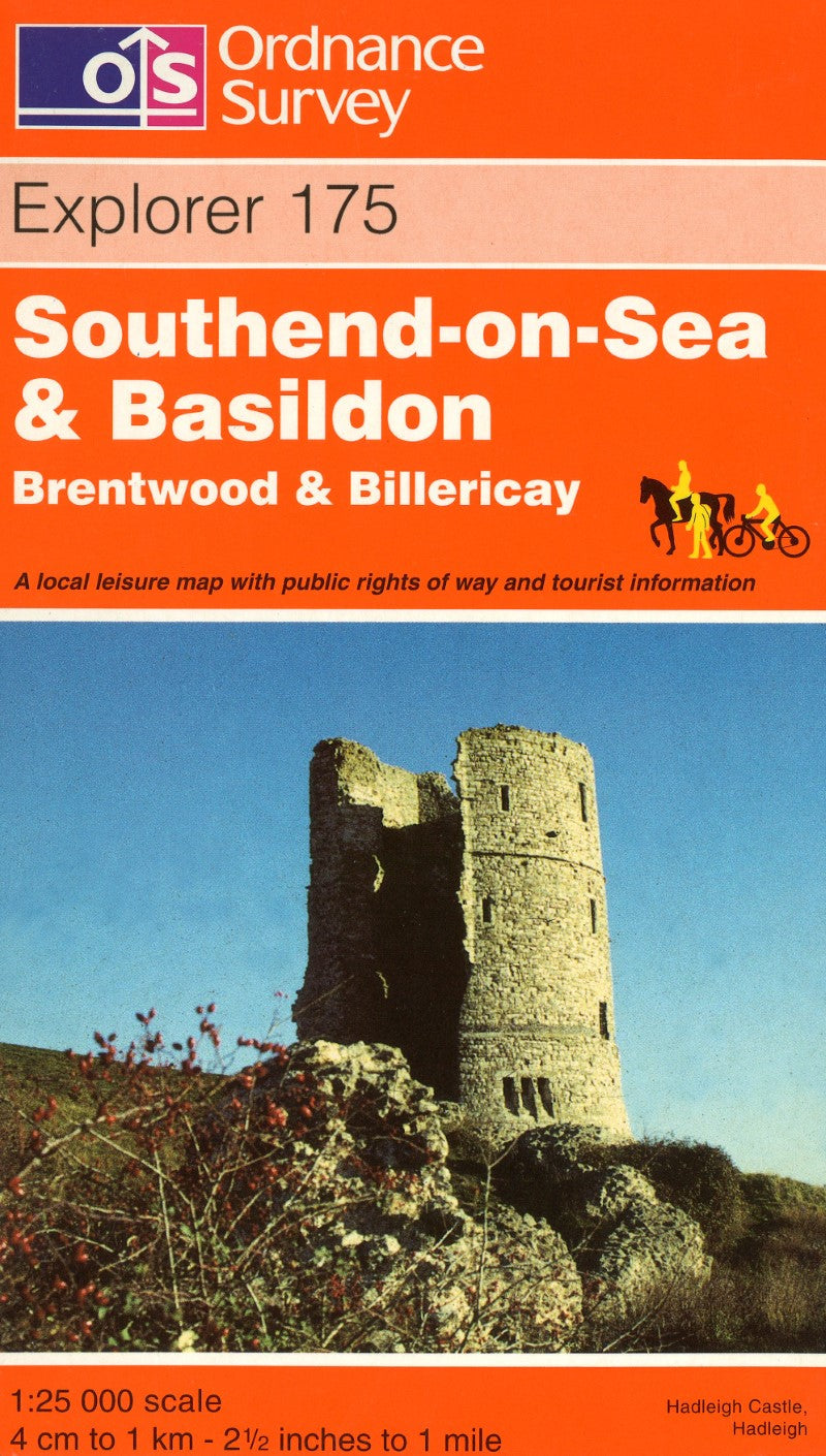 Southend-on-Sea & Basildon : OS Explorer Map