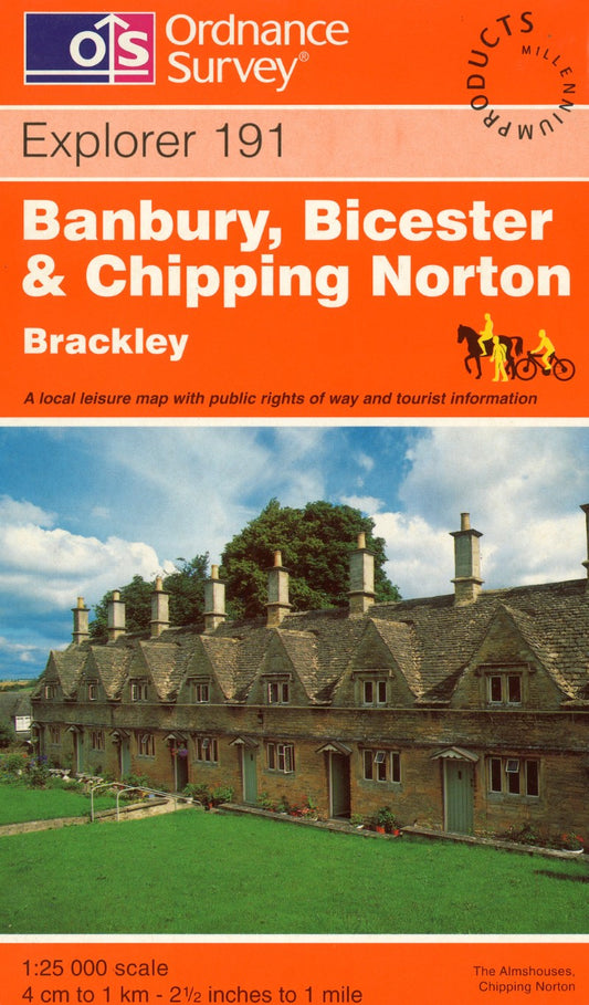 Banbury, Bicester & Chipping Norton : OS Explorer Map