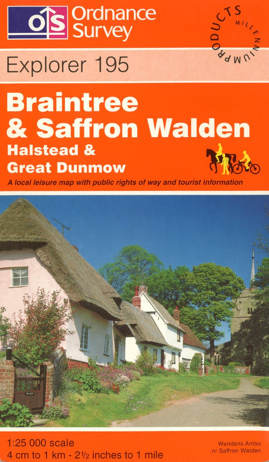 Braintree & Saffron Walden : OS Explorer Map