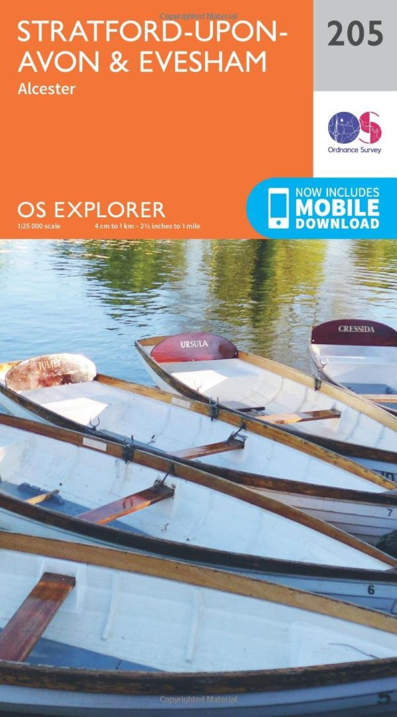 Stratford-Upon-Avon & Evesham, Alcester : OS Explorer Map