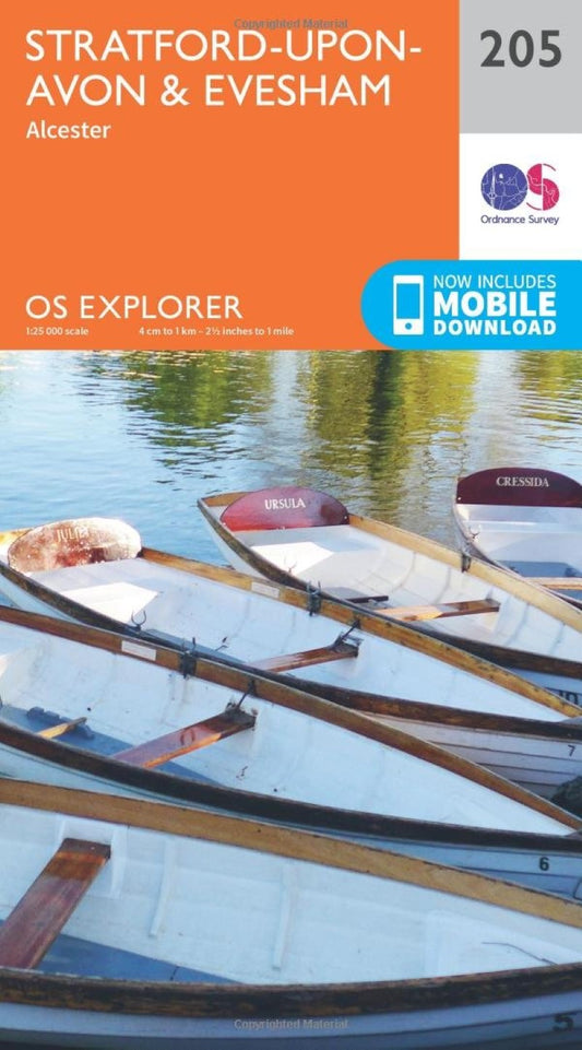 Stratford-Upon-Avon & Evesham, Alcester : OS Explorer Map