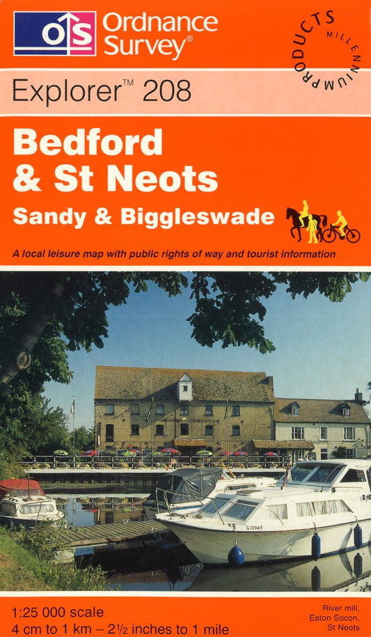 Bedford & St Neots : OS Explorer Map