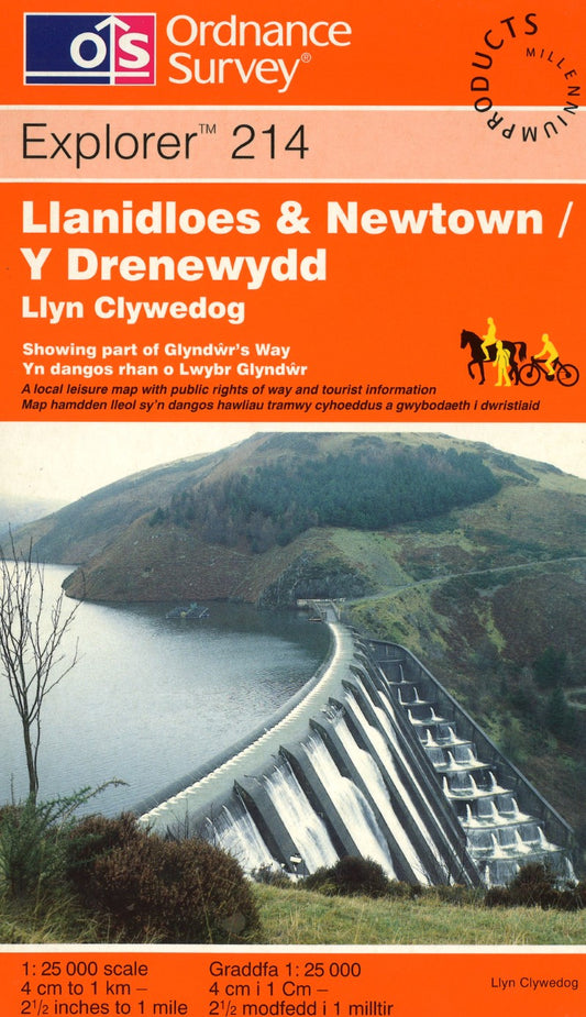 Llanidloes & Newtown / Y Drenewydd : OS Explorer Map