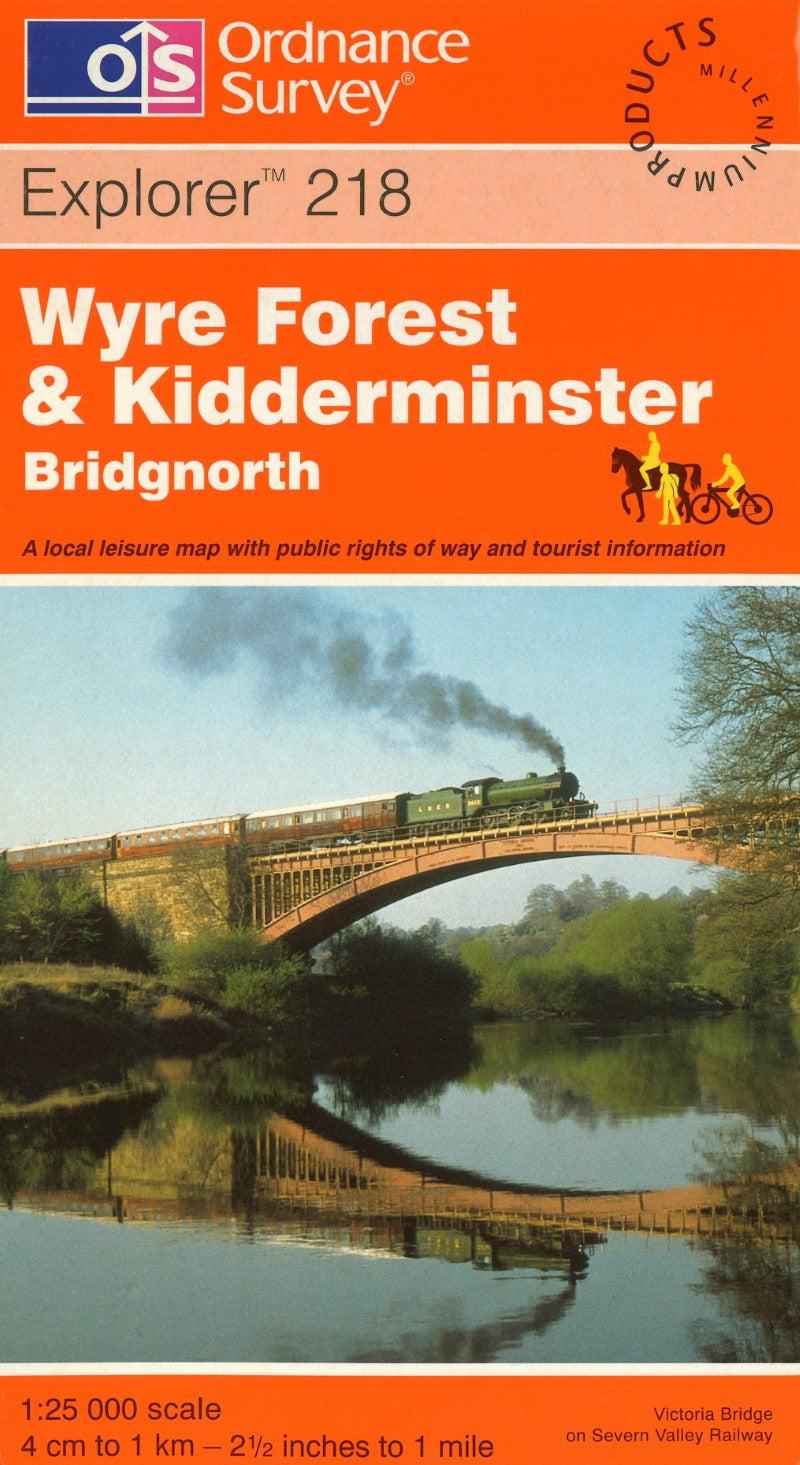 Kidderminster & Wyre Forest : OS Explorer Map